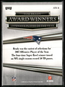 2008 Playoff Prestige Award Winners Tom Brady #AW-4