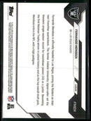 2026 Topps Now Fernando Mendoza #FMEN