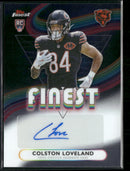 2025 Finest Rookie Finest Autographs Colston Loveland Auto #RFA-CL