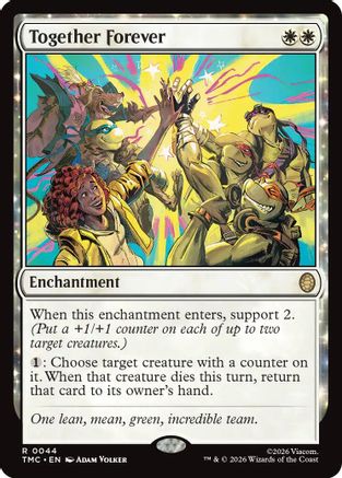 Together Forever (TMC-044) - Commander: Teenage Mutant Ninja Turtles Foil