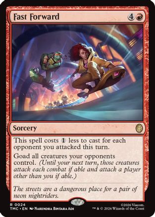 Fast Forward (TMC-024) - Commander: Teenage Mutant Ninja Turtles Foil