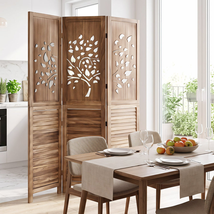 3-Panel Folding Room Divider 67