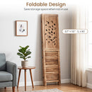 3-Panel Folding Room Divider 67" with Tree Cutout Design