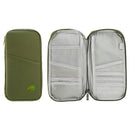Travel Passport Wallet 12Cells Ticket ID Credit Card Holder Water Repellent Documents Phone Organizer Zipper Case Business Trip Daily Use