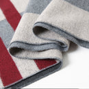 Simple Plaid Artificial Cashmere Warm Scarf