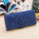 Stylish Matte Long Wallet For Women With Large Capacity