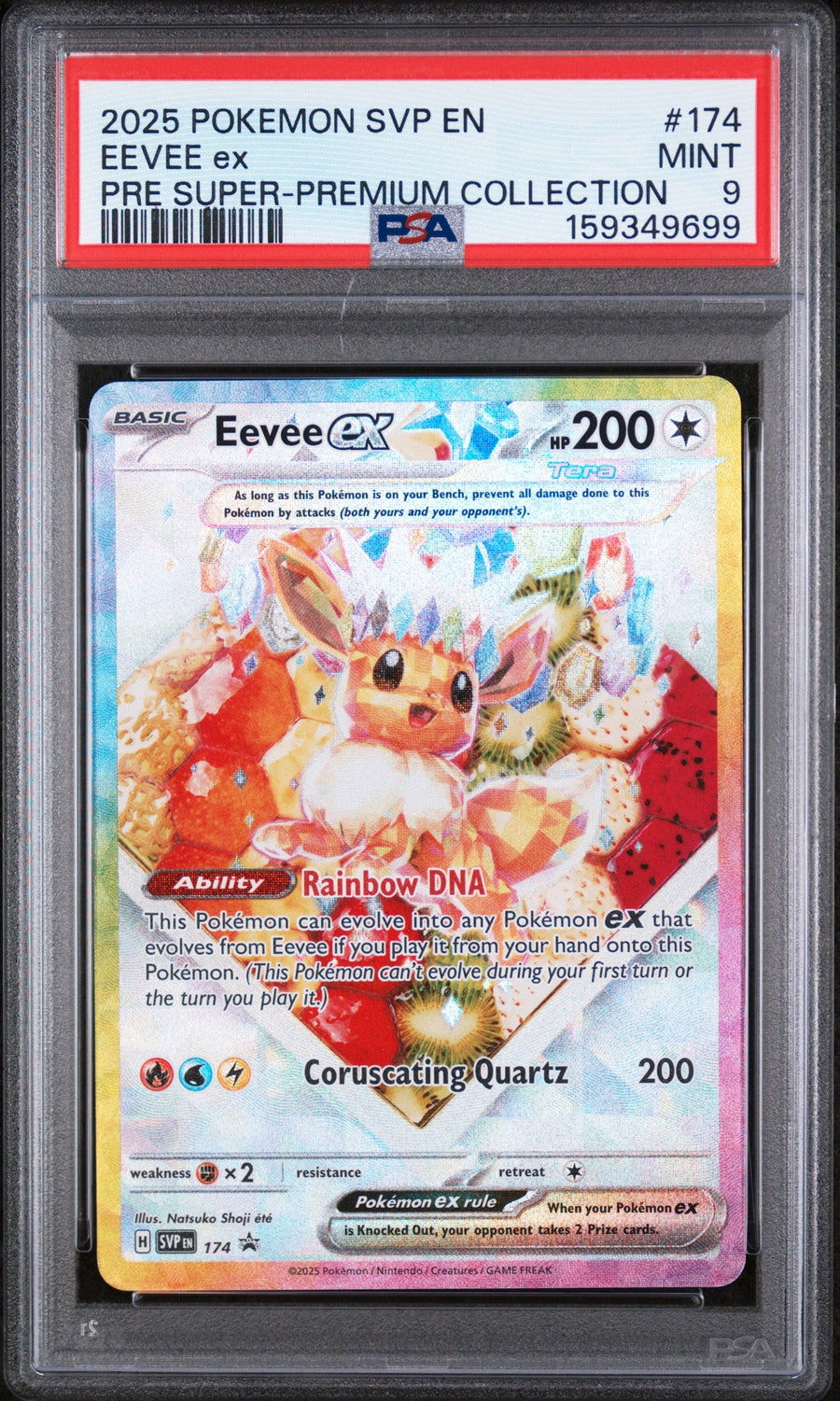 2025 Pokemon SVP EN Super-Premium Collection Eevee Ex 9 PSA #174