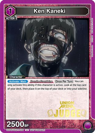 Ken Kaneki (039) (Judge) (UEPR/TKG-1-039) - Union Arena Promotion Cards Foil