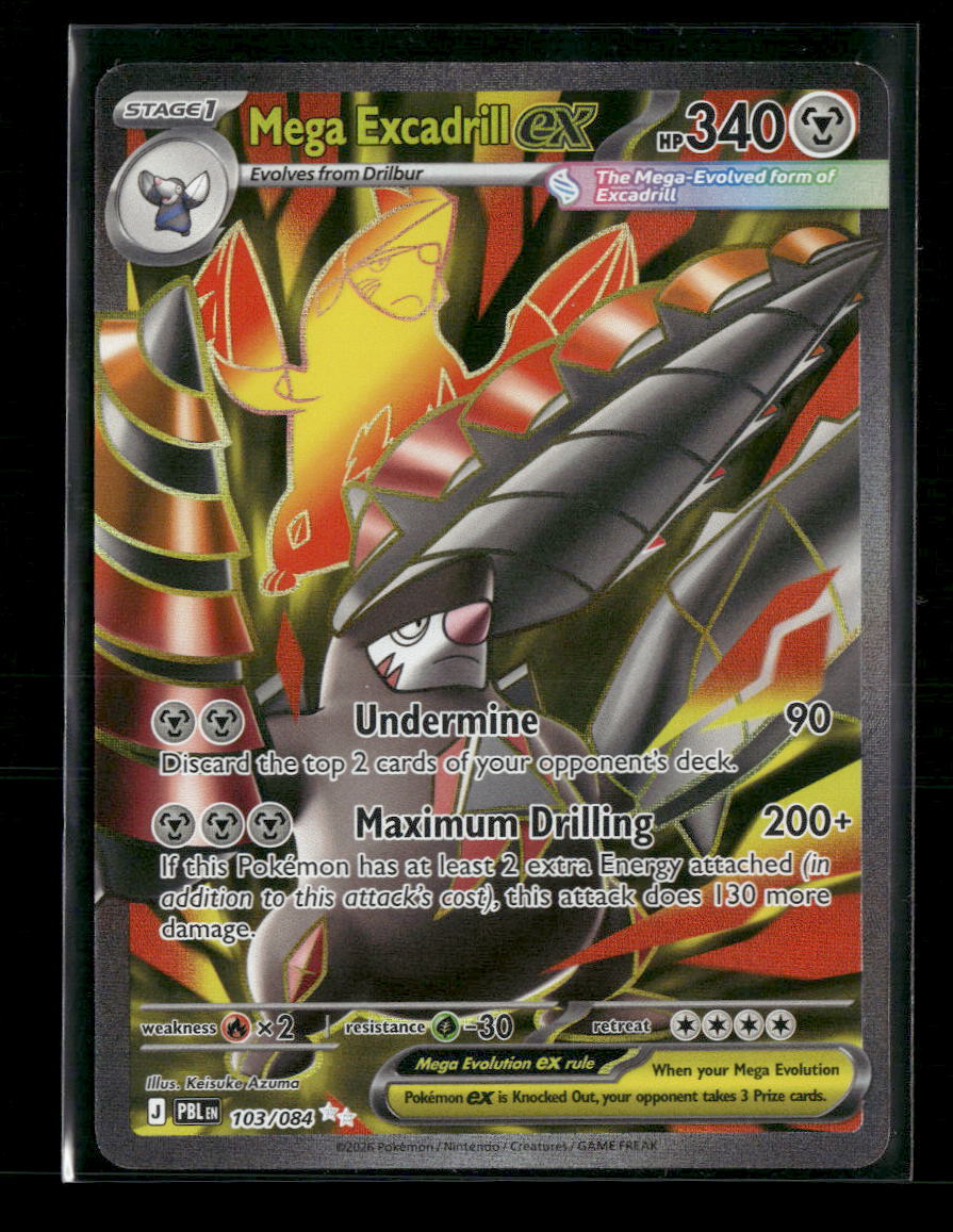 ME05: Pitch Black Mega Excadrill ex #103/084
