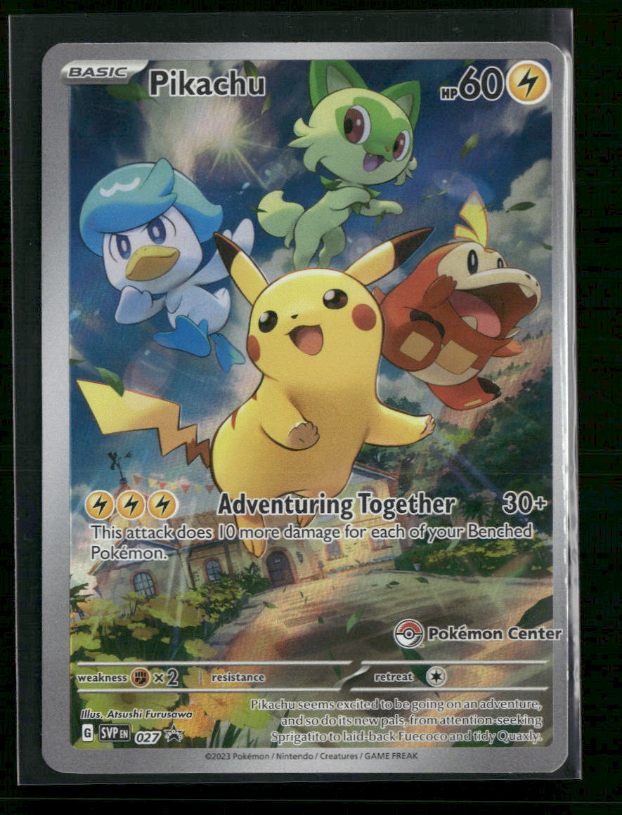SV: Scarlet & Violet Promo Cards (Pokémon Center) Pikachu #027