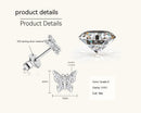 Korean Butterfly Moussan Diamond Ear Team
