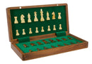 Chess Set - 12" Folding wood Magnetic Chess