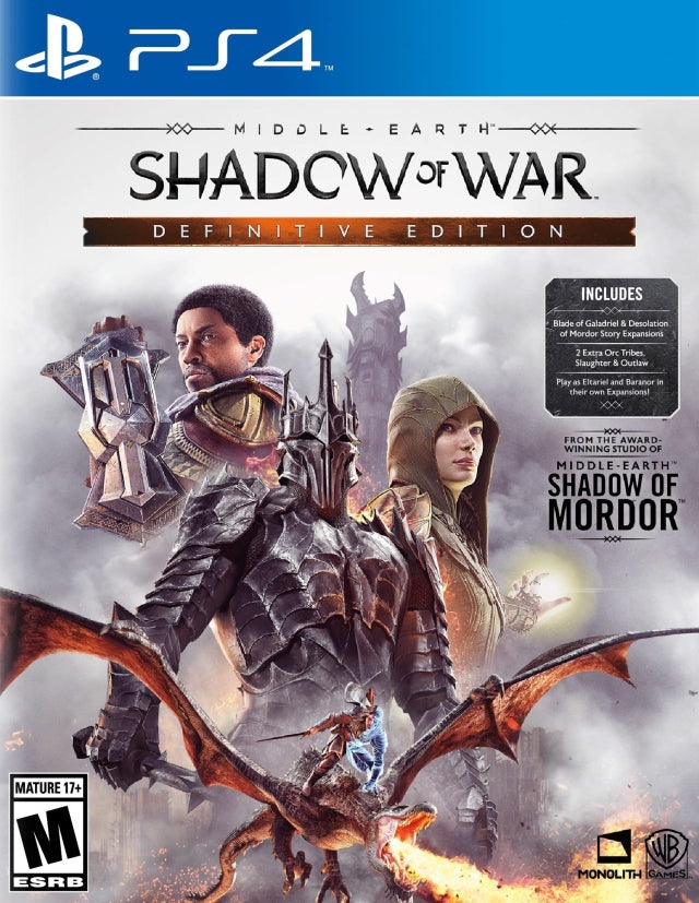 Middle-Earth Shadow of War Definitive Edition (Playstation 4)