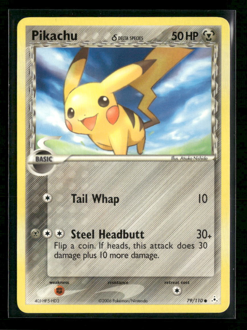 EX Holon Phantoms Pikachu (Delta Species) #79/110