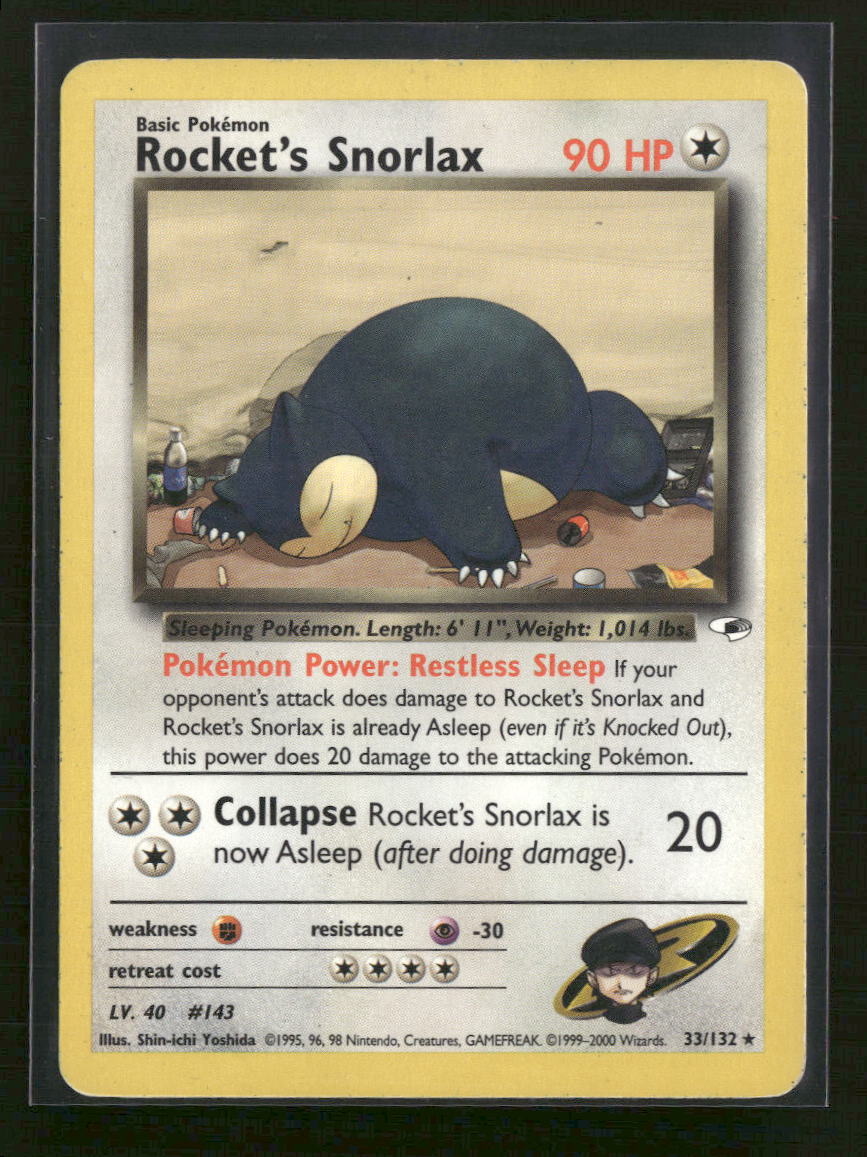 Gym Heroes Rocket's Snorlax #033/132