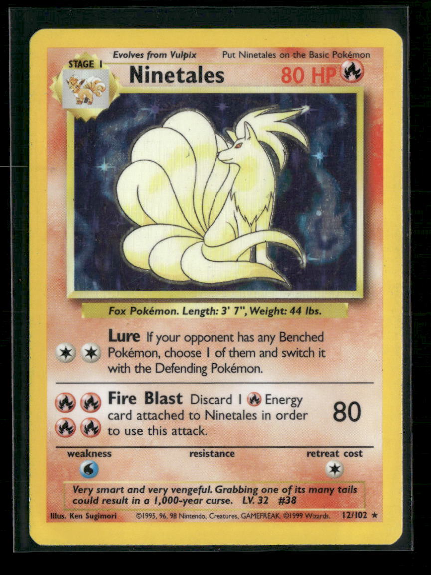 Base Set Ninetales #012/102