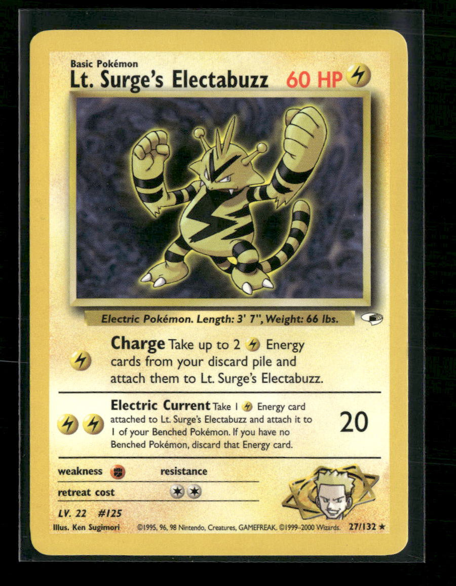Gym Heroes Lt. Surge's Electabuzz (27) #027/132