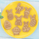 Easter Bunny Cookie Mold Egg Press
