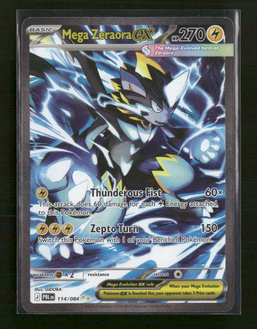 ME05: Pitch Black Mega Zeraora ex #114/084