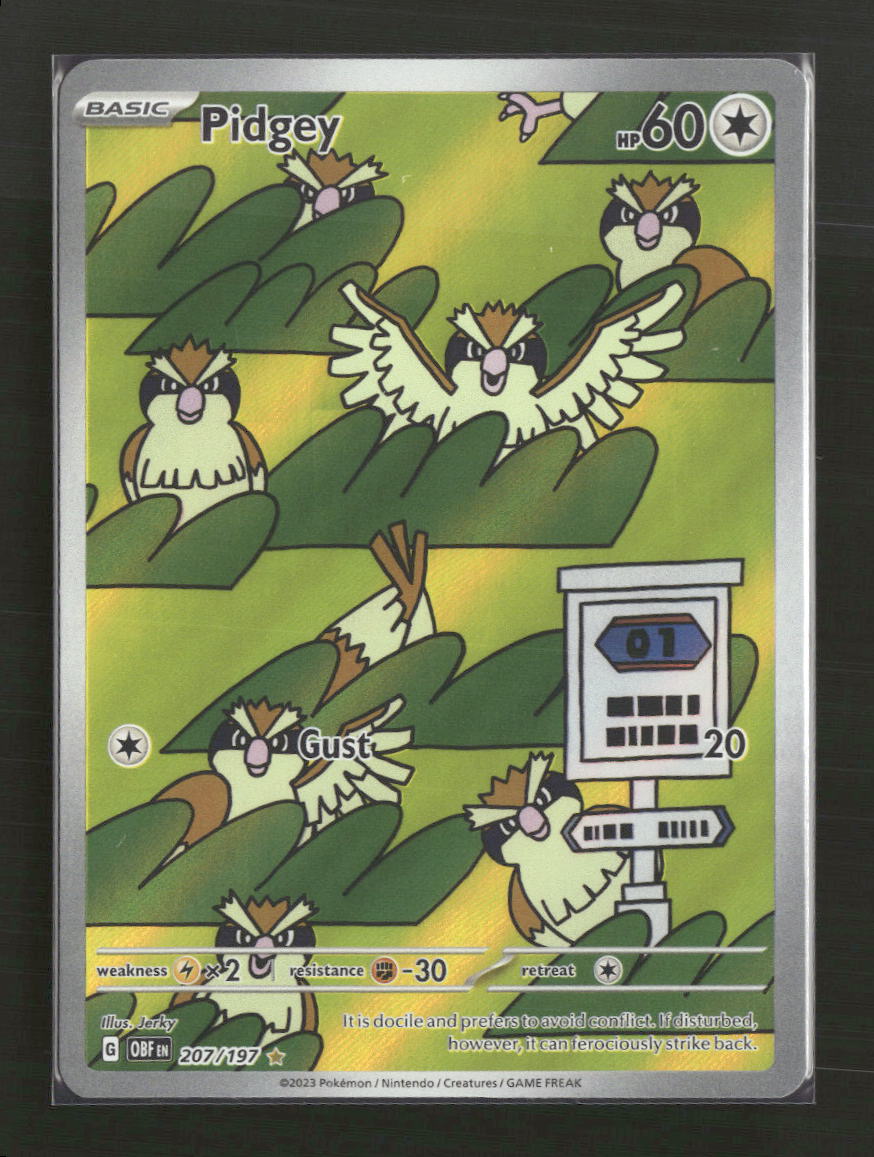 SV03: Obsidian Flames Pidgey #207/197