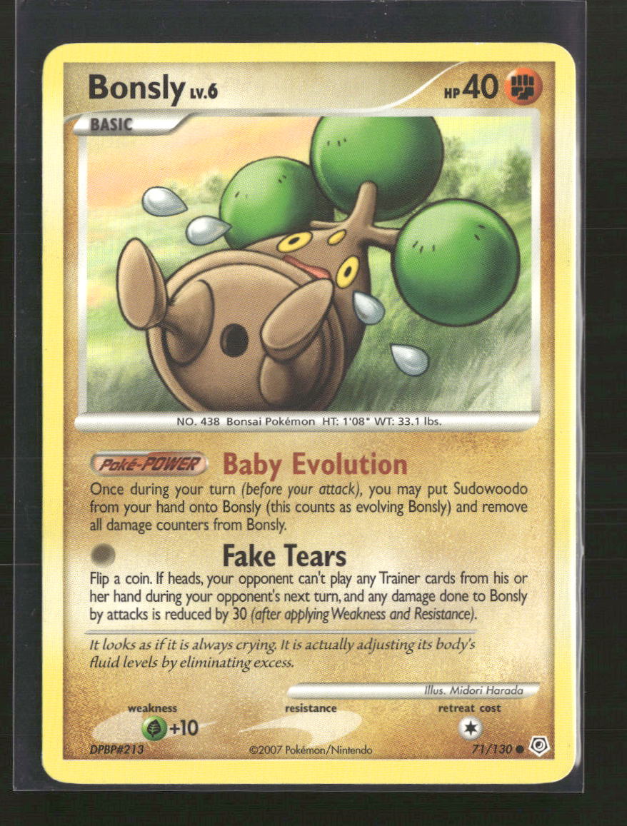 Diamond and Pearl Bonsly #71/130