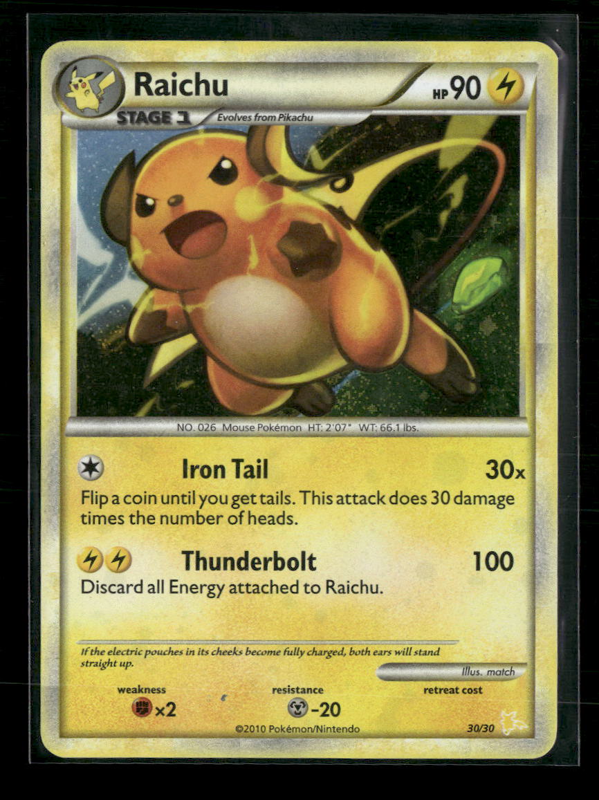 HGSS Trainer Kit: Gyarados & Raichu Raichu (#30 Holo) #30/30