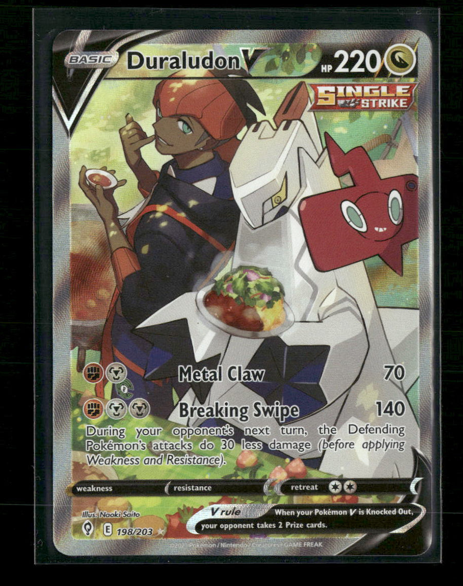 SWSH07: Evolving Skies Duraludon V (Alternate Full Art) #198/203