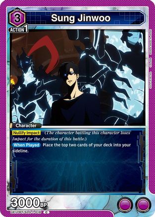 Sung Jinwoo (016) (UE17BT/SLG-1-016) - UE17BT SOLO LEVELING
