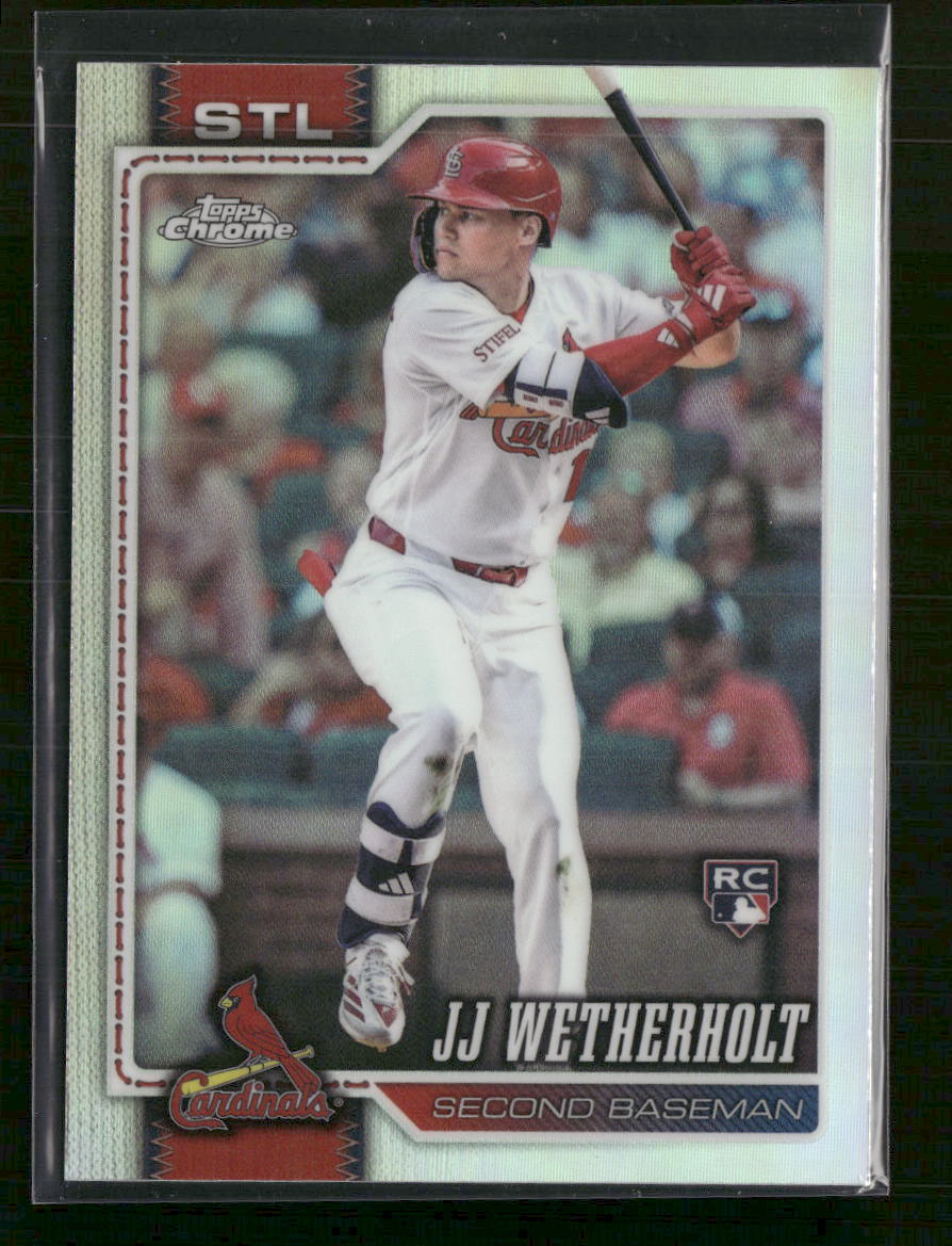 2026 Topps Chrome Refractors JJ Wetherholt Rookie #119