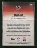 2025 Topps Signature Class Orange Lava Nick Nash Rookie #/50 #242