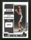 2023-24 Panini Contenders Season Ticket Retail Victor Wembanyama Rookie #11