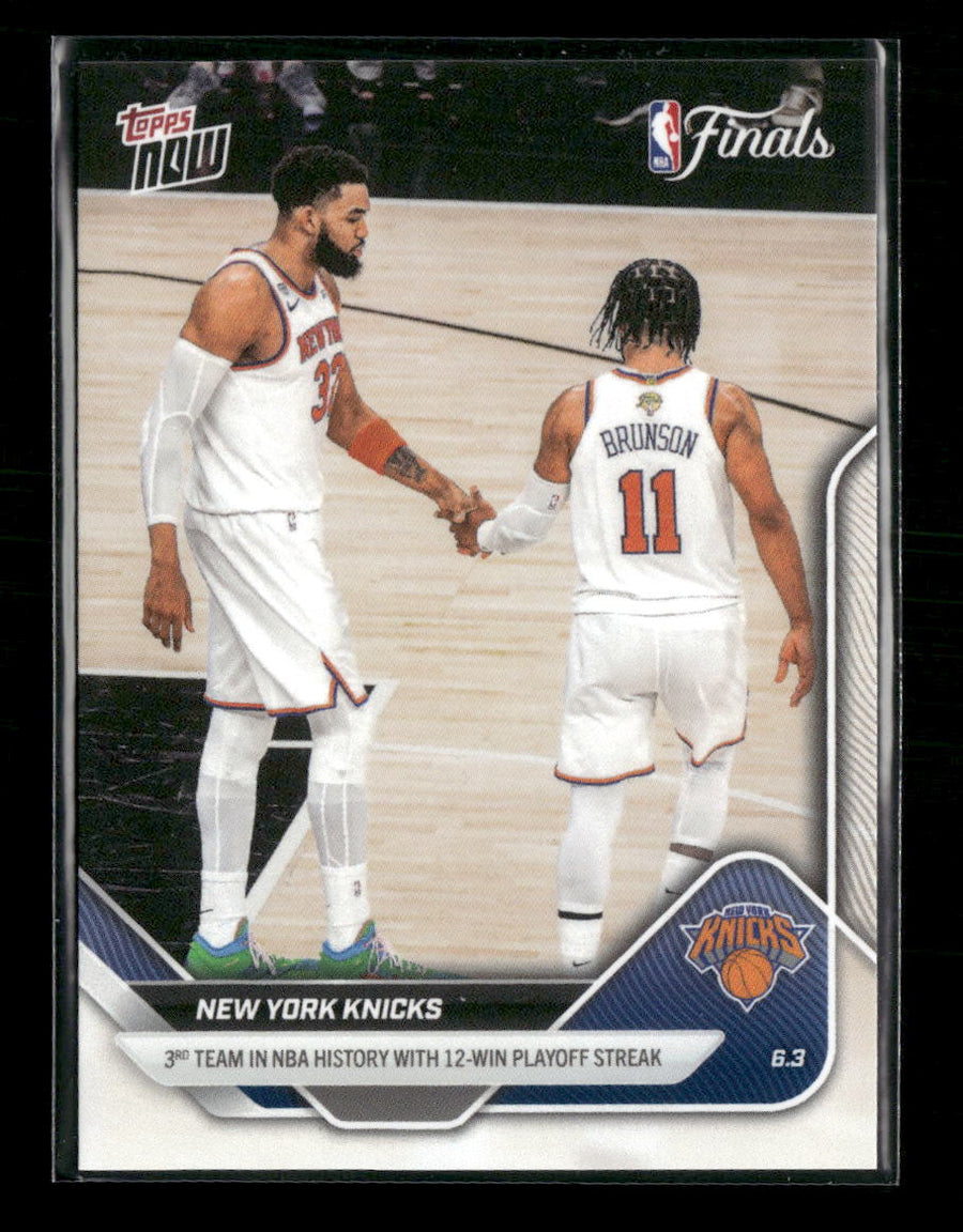 2025-26 Topps Now New York Knicks #328