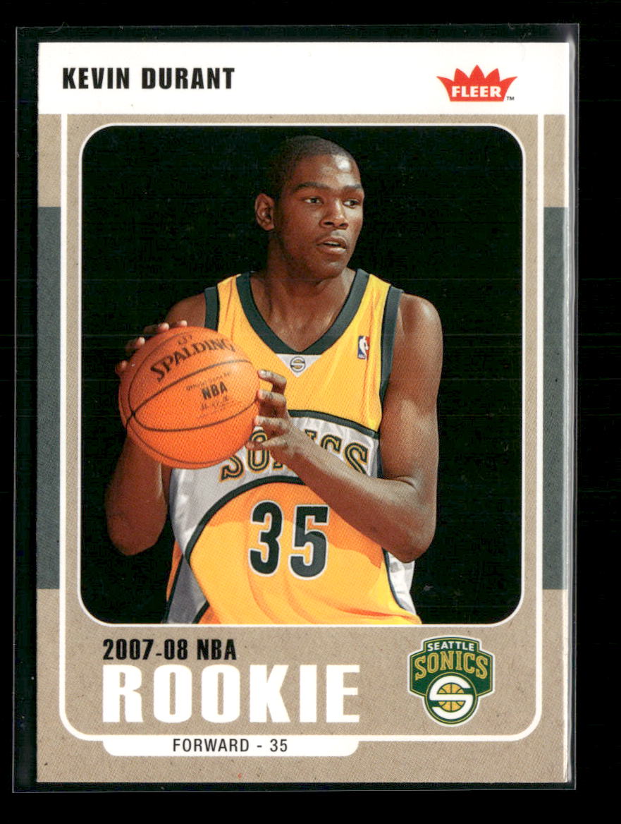 2007-08 Fleer Kevin Durant Rookie #212