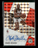 2019-20 Panini Mosaic Autographs Mosaic Clyde Drexler #AM-CDX