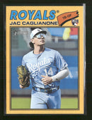 2026 Topps Heritage Dark Yellow Jac Caglianone Rookie #136