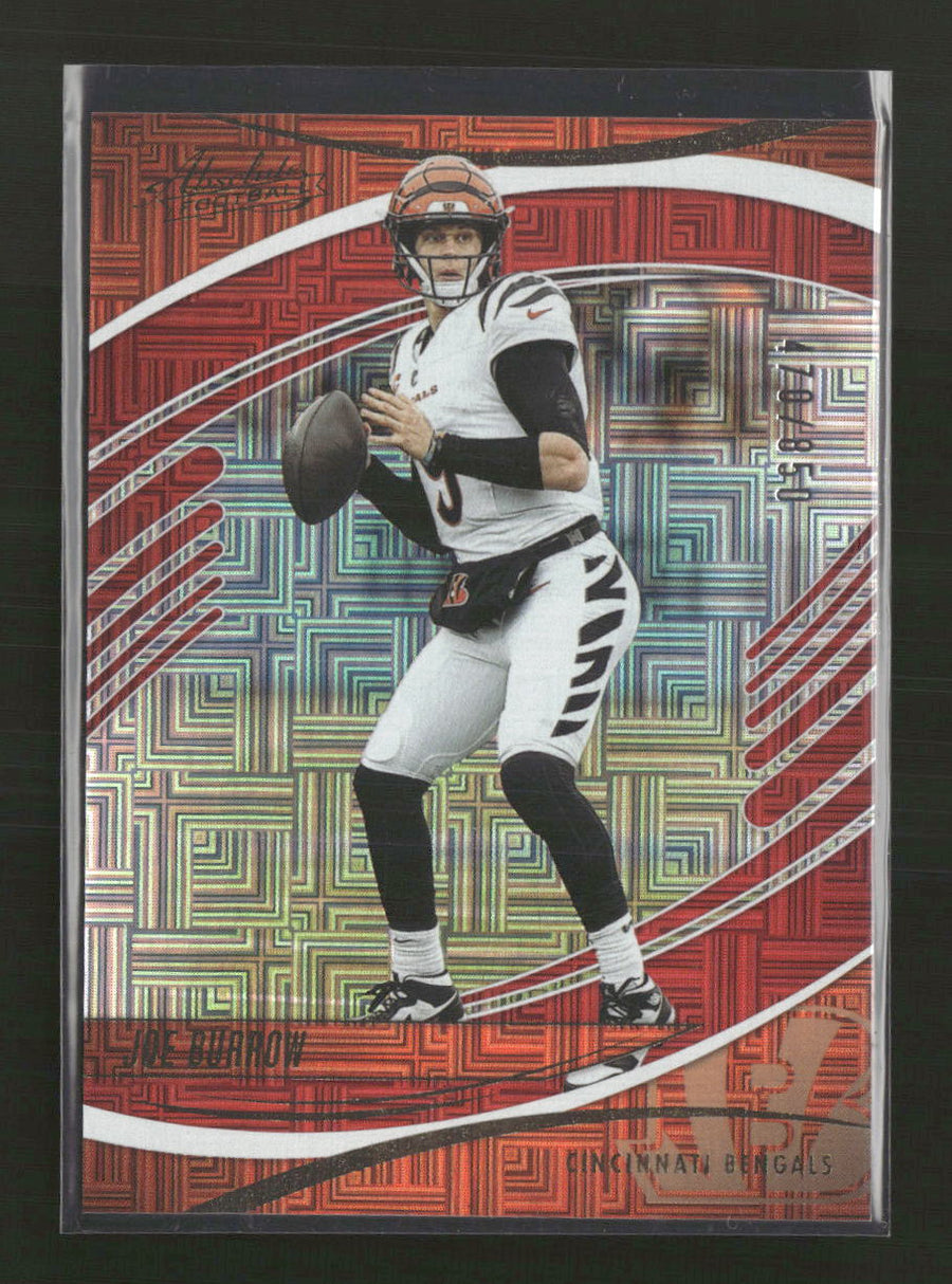 2025 Panini Absolute Red Squares Joe Burrow #/850 #37