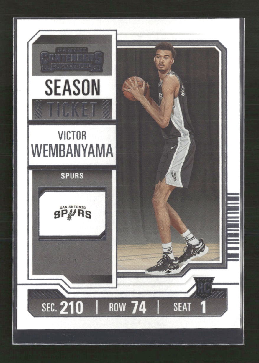 2023-24 Panini Contenders Season Ticket Retail Victor Wembanyama Rookie #11