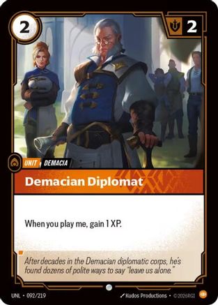 Demacian Diplomat (092/219) - Unleashed