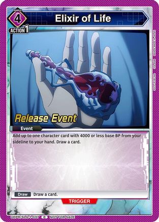 Elixir of Life (UE17BT/SLG-1-037) - UE17BT SOLO LEVELING Release Event Cards