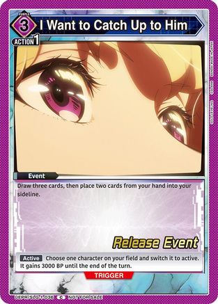 I Want to Catch Up to Him (UE17BT/SLG-1-036) - UE17BT SOLO LEVELING Release Event Cards