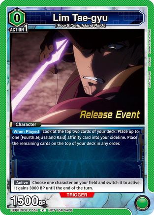 Lim Tae-gyu (UE17BT/SLG-1-054) - UE17BT SOLO LEVELING Release Event Cards