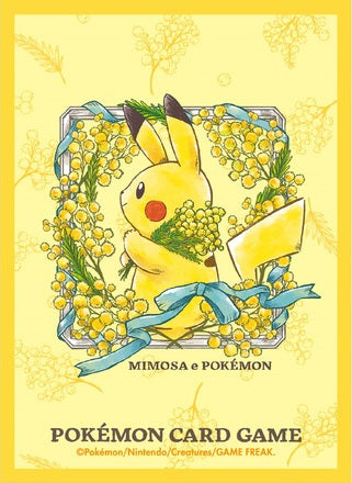 Card Sleeves - Spring Mimosa & Pokemon (64-Pack)