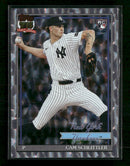 2026 Topps Baseball 35th Anniversary Crackle Foil Cam Schlittler #T91-86