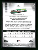 2026 Finest Green Mini-Diamond Refractors Cole Young Rookie #/99 #57