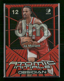 2024-25 Panini Obsidian Atomic Initials Electric Orange Flood Ja Morant #/99 #1