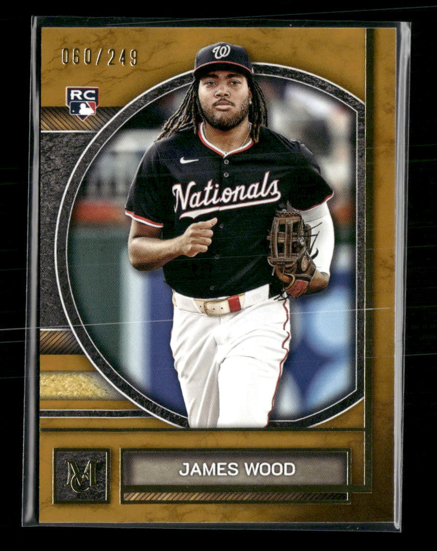 2025 Topps Museum Collection Gold James Wood Rookie #/249 #54