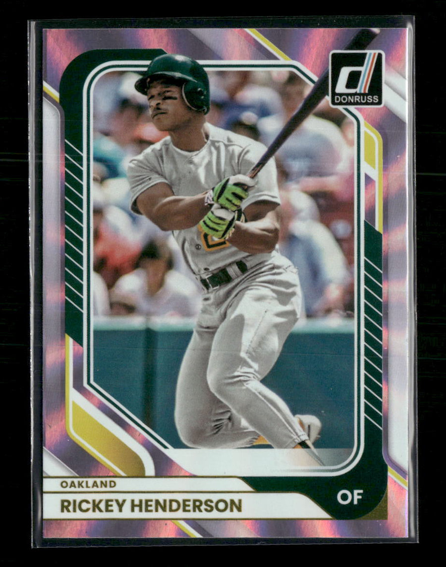 2026 Donruss Pink Laser Rickey Henderson #/50 #50