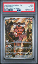 2025 Pokemon Blk En-Black Bolt Illustration Rare Landorus 8 PSA #131
