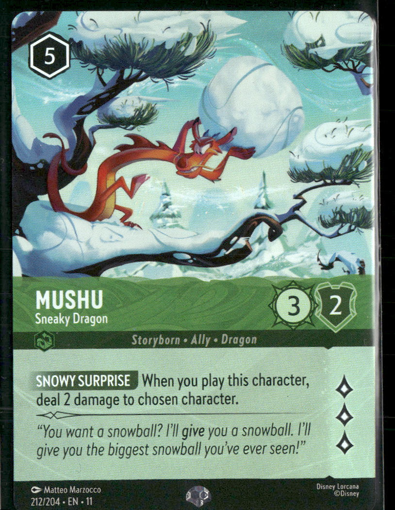 Winterspell Mushu #212/204