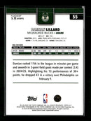 2025-26 Topps Team Color Border Damian Lillard #55